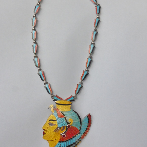 Vintage 1950s Margot de Taxco Necklace - Picture 2 of 6